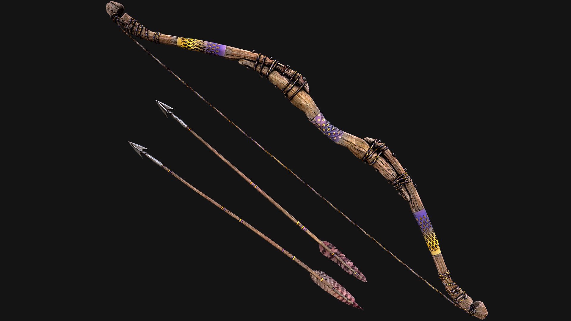 3D Medieval Wooden Bow Weapon Fair Shooter https://p.turbosquid.com/ts-thumb/Km/hQHqYy/KR/woodenbowpurple15/png/1757599367/1920x1080/fit_q87/653b8d12ac6daaf96746486ab10a301702475f4d/woodenbowpurple15.jpg