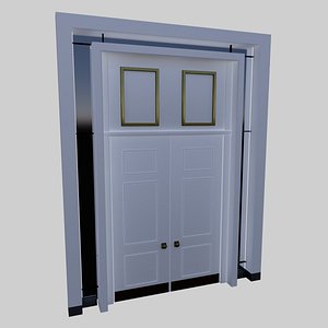 Classic Double Door 3D model