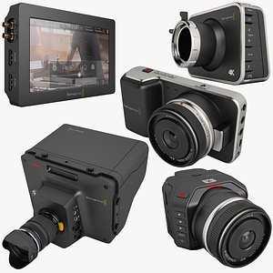 blackmagic video assist 3d model