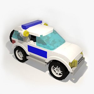 3D LEGO Police SUV