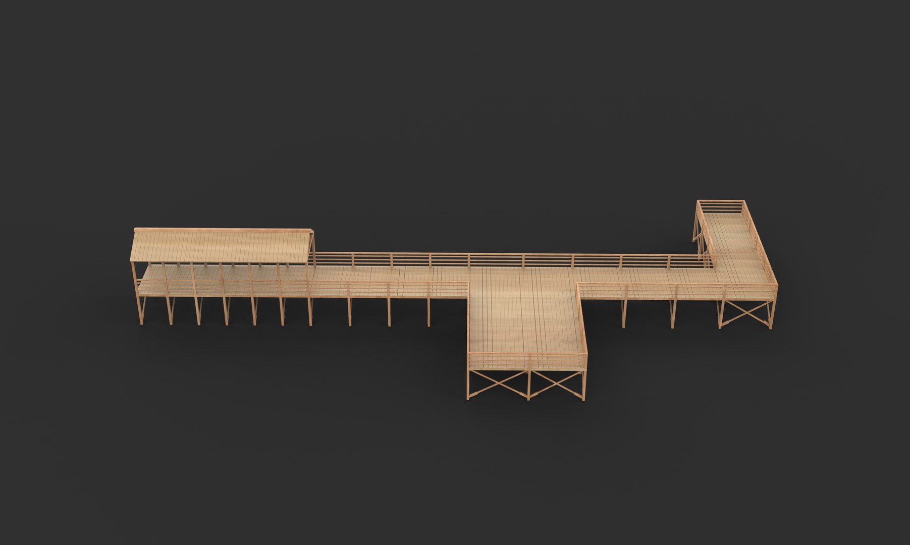 3D boardwalk structure 3D model model https://p.turbosquid.com/ts-thumb/Km/khyLcj/Ad/boardwalkstructuretexture.530/jpg/1768960308/1920x1080/fit_q87/e560153d30d692f583ddadd000069b6fe2f34567/boardwalkstructuretexture.530.jpg