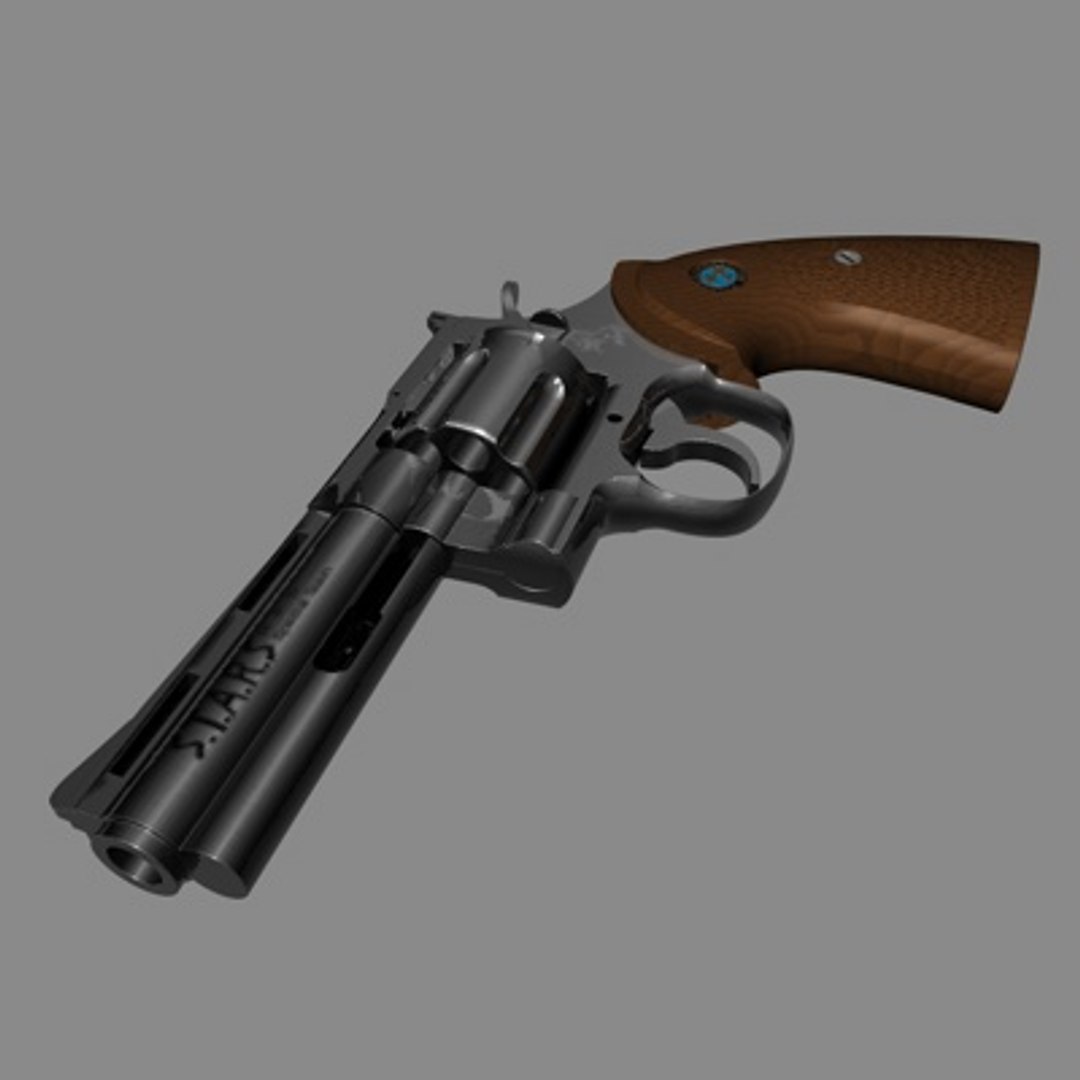 Colt Python 3d Model