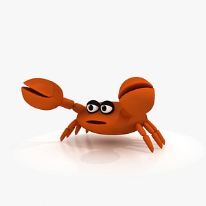 Cartoon Crab (Rigged)