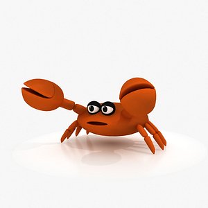 Cartoon Crab (Rigged)