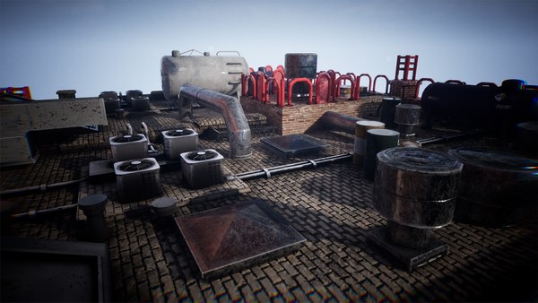 Industrial Props 14 Assets model