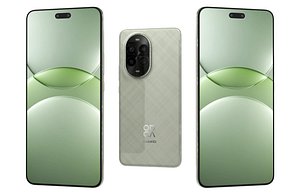 3D Huawei Nova 13 Pro Loden Green Low Poly model