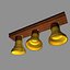 free ceiling lights 3d model