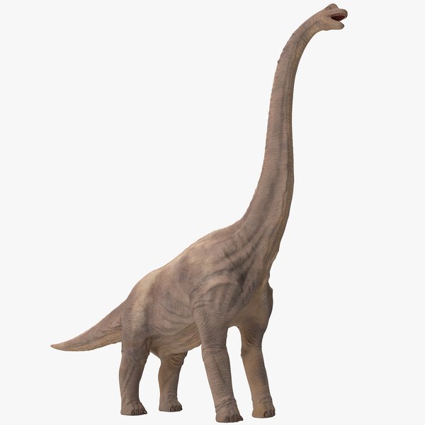 3D Maya Brachiosaurus sauropod jurassic