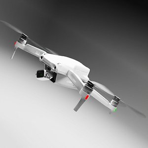 Drone DJI Mavic Air 2 Rigged