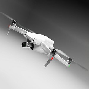 Drone DJI Mavic Air 2 Rigged