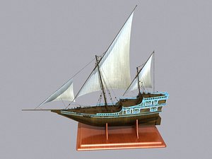 sail ship 3d max