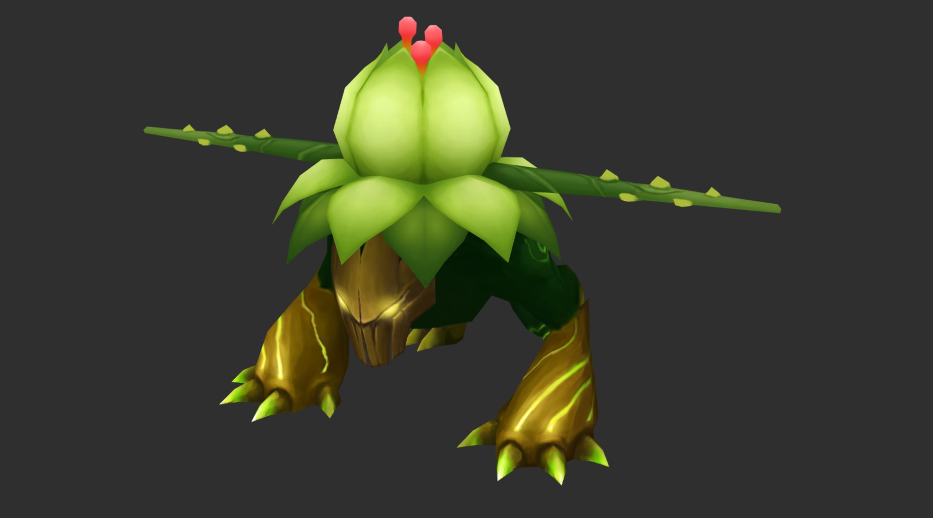 Tree Mini Boss Hand-Painted Game Assets 3D model - TurboSquid 2097376