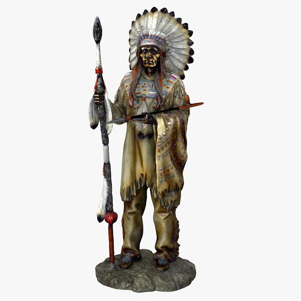 3D American Indian model