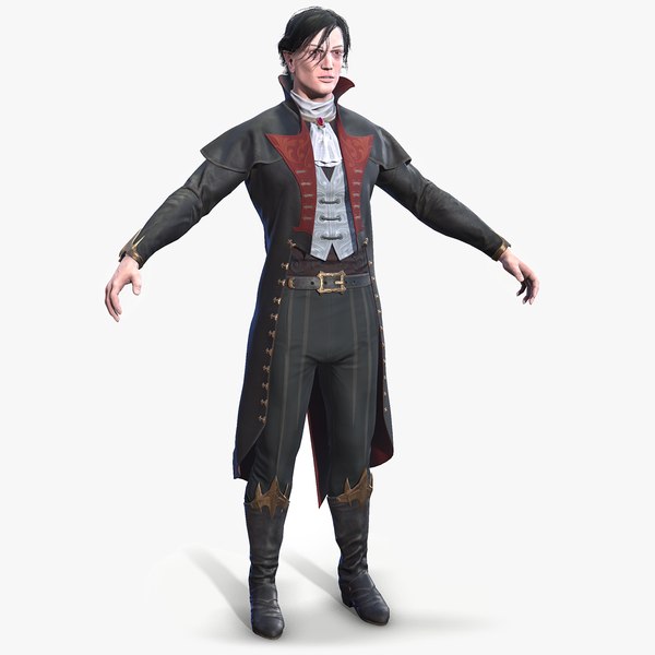 victorian vampire 3D model