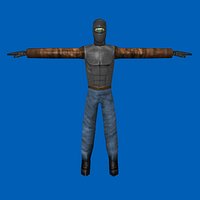 3D Game-Ready Terrorist