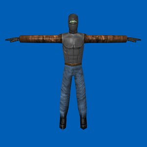 3D Game-Ready Terrorist