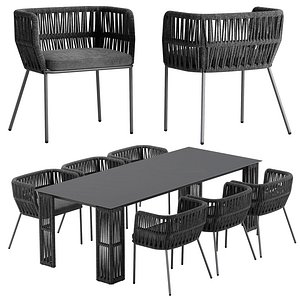 Talenti Cliff dining set