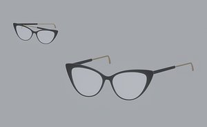 Librarian Glasses 3D model