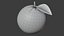Procedural Orange Fruit with Leaf - Photoreal 3D Model