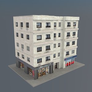 3d building v01 model