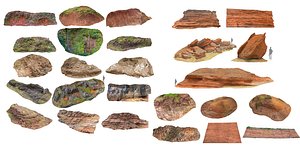 Epic Morocco Cliff Madagascar Rock Pack - 26 Scanned HD Models