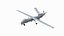 Drone de combate TAI Anka S Rigged