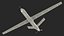 Drone de combate TAI Anka S Rigged