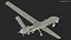 Drone de combate TAI Anka S Rigged