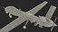 Drone de combate TAI Anka S Rigged