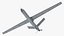 Drone de combate TAI Anka S Rigged