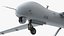 Drone de combate TAI Anka S Rigged