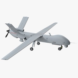 Combat Drone TAI Anka S Rigged model