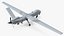 Drone de combate TAI Anka S Rigged