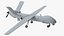 Drone de combate TAI Anka S Rigged