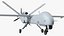 Drone de combate TAI Anka S Rigged