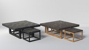 kintsugi set coffee table 3D model