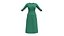 Robe de soirée verte