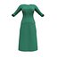 Robe de soirée verte