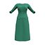 Robe de soirée verte