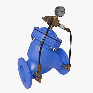 water pressure control valve 3D