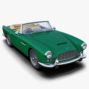 aston martin db4 convertible 3d 3ds