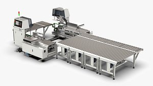 3D Semi-Automatic Corrugated Carton Box Bundle Strapping Machine 3D CAD Model