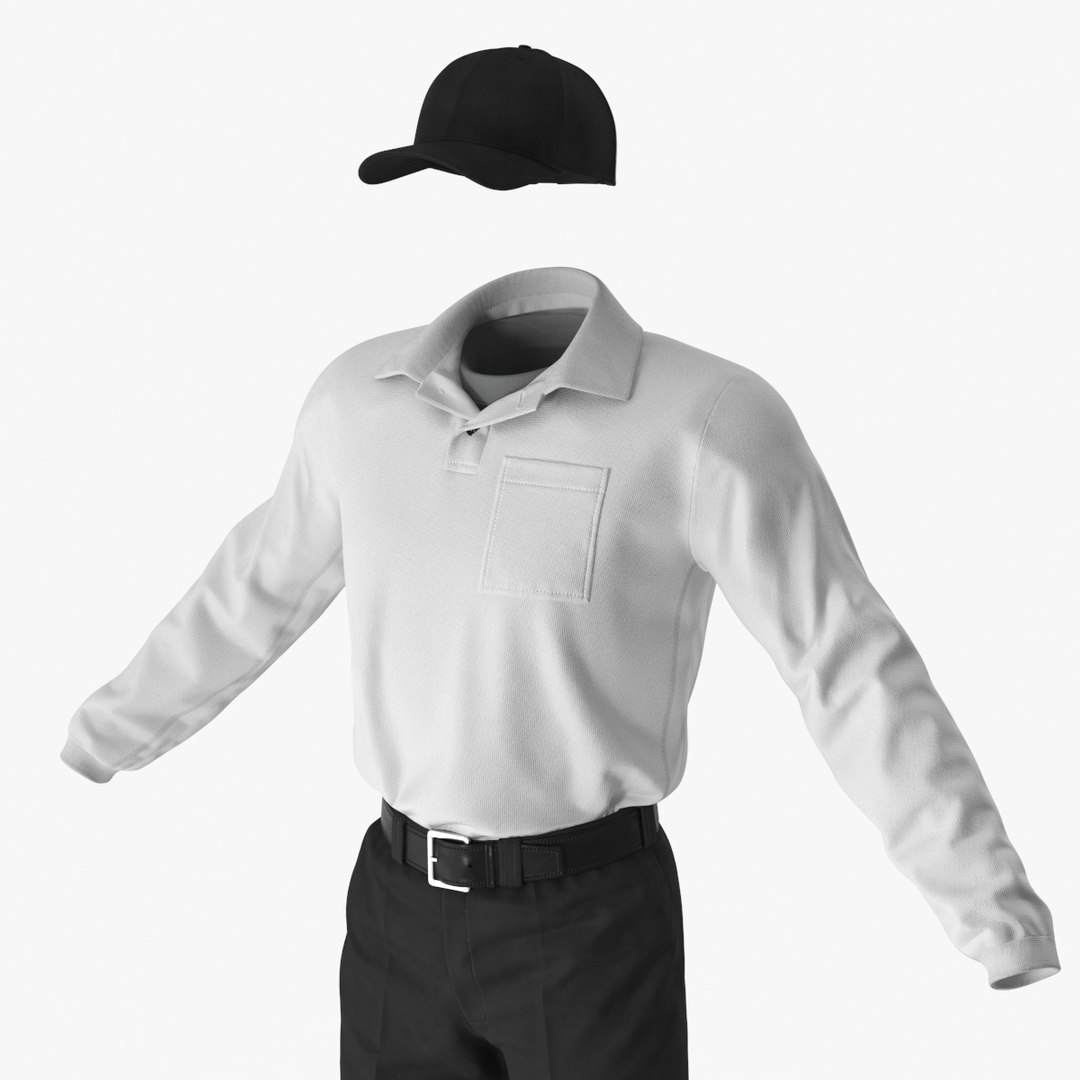 Mens Clothes Casual 3D model preview