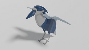 Cartoon Boat-billed Heron