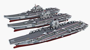 CV16 CV17 CV18 with shipboard aircraft