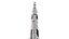 Saturn V Rocket 3D Model