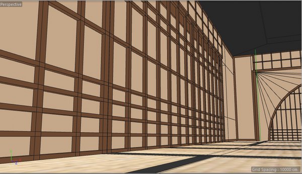 Japanese training dojo 2 3D model - TurboSquid 1723071