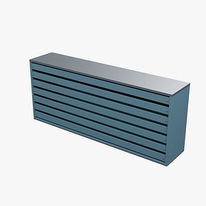 Vented Steel Equipment Housing - 1450 x 300 x 600 mm
