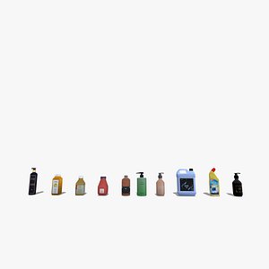 Bottles Batch 02 3D model