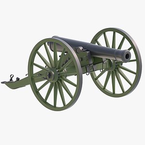 3d 12lb napoleon cannon